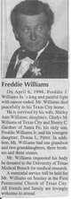  Freddie James “Fred” Williams