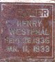  Ernst Heinrich “Henry” Westphal