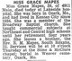  Grace A. Mapes