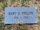  Mary Katherine “Buck” <I>Dooley</I> Phillips