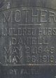  Martha Mildred <I>Hurst</I> Daniell