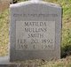  Matilda <I>Gibson</I> Mullins