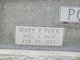 Mary Polly <I>Williams</I> Polk