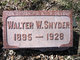  Walter Willoughby Snyder