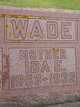  Ida E <I>Van Slyke</I> Wade