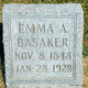  Emma A. <I>Ambler</I> Basaker
