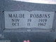  Maude Helen <I>Robbins</I> Hogue