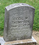  Cecil W. Thompson