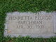  Henrietta Rosene <I>Pedigo</I> Parchman