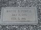  Mattie Lou <I>Barfield</I> Powell