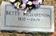  Elizabeth Ann “Betty” Richardson