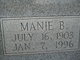  Manie Beatrice <I>Brewer</I> Beshears