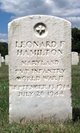 Pvt. Leonard F. Hamilton