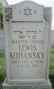  Lewis Kohansky