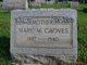  Mary M <I>Andrews</I> Groves