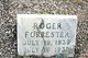  Roger Forrester