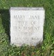  Mary Jane <I>Hadley</I> Bement