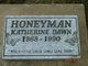  Katherine Dawn Honeyman
