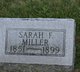  Sarah Francis <I>Waddell</I> Miller