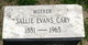  Sallie V <I>Woods</I> Evans Carey