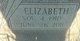  Elizabeth “Lizzy” <I>Akin</I> Cheatwood