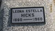  Leona Estella <I>Black</I> Hicks