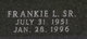 Frankie L “Frank” Richardson Sr. Photo