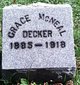  Grace <I>McNeal</I> Decker