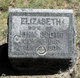  Elizabeth “Libbie” <I>Budd</I> Scott