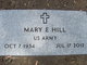  Mary E. Hill