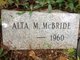  Alta M. McBride