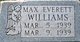  Max Everett Williams