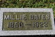  Permelia “Millie” <I>Gilman</I> Bates