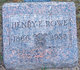  Henry Erwin Rowe