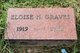  Eloise <I>Holbrook</I> Graves