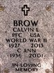  Calvin Lambert Brow