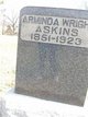  Arminda <I>Wright</I> Askins