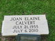  Joan Elaine Calvert
