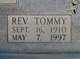 Rev Thomas Sewell “Tommy” Day