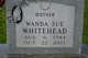  Wanda Sue <I>Williams</I> Whitehead