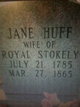  Jane <I>Huff</I> Stokely