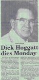 Richard Eugene “Dick” Hoggatt Photo