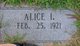  Alice I <I>Helton</I> Halcomb
