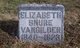  Elizabeth <I>Snure</I> Vangilder
