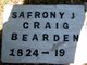  Safrona Jane <I>Craig</I> Bearden