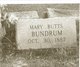  Mary <I>Butts</I> Bundrum