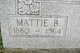  Mattie Belle <I>Ball</I> Britton