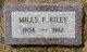 Miles Francis Riley Photo