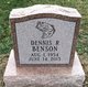 Dennis R “Denny” Benson Photo