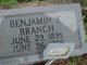 Benjamin F Branch Photo